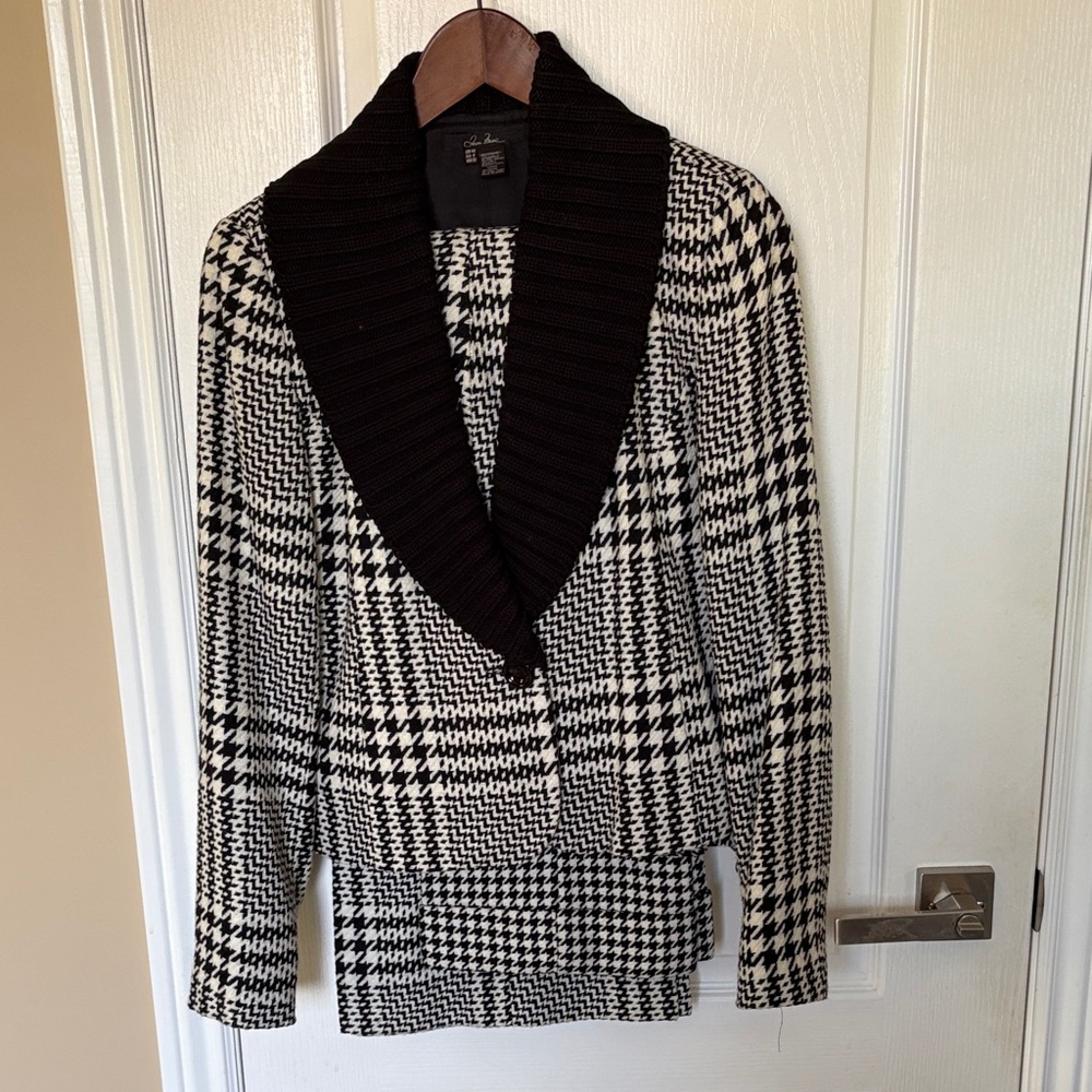 Chico's Black and White  Jacket with trousers